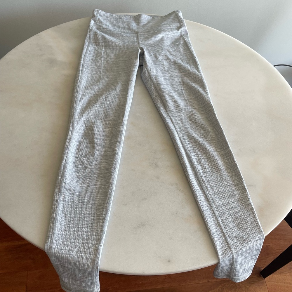 Athleta silver chaturanga leggings
